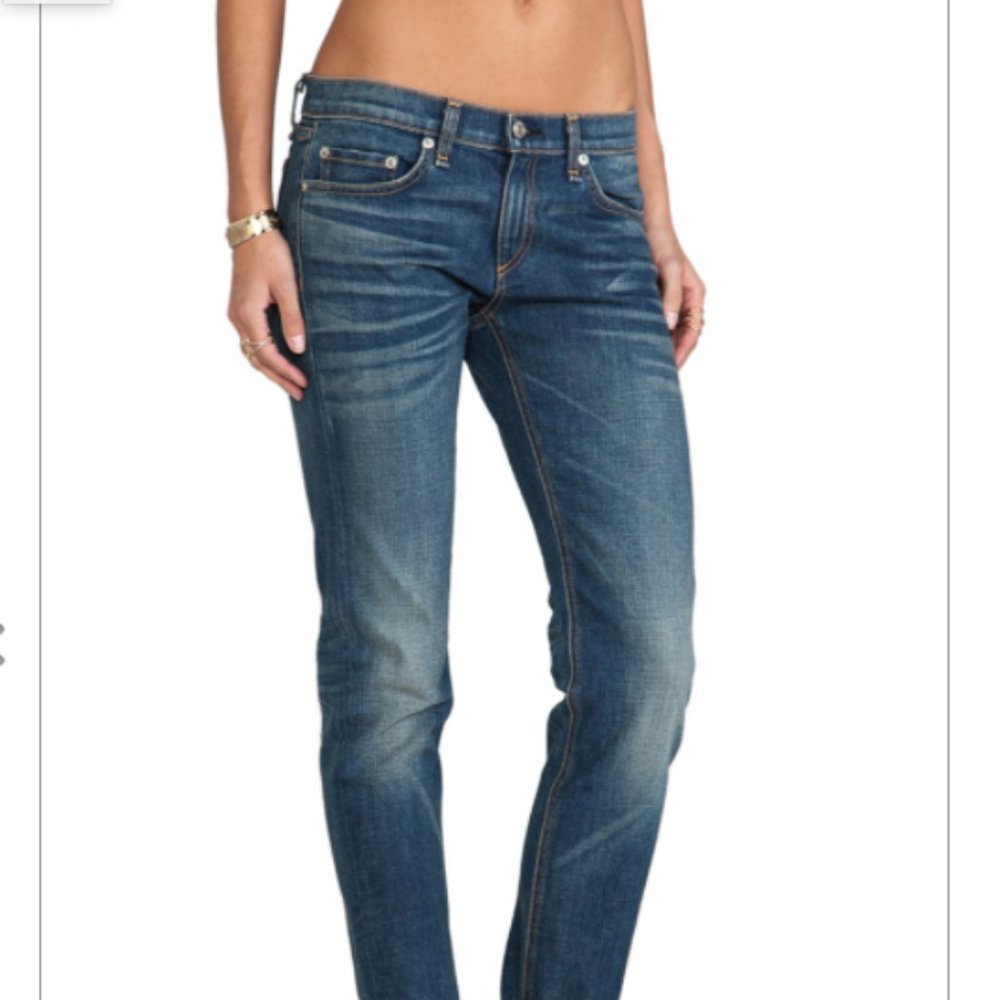 Rag and Bone The Dre Boyfriend Size:27 &Size:28 Color:Bradford